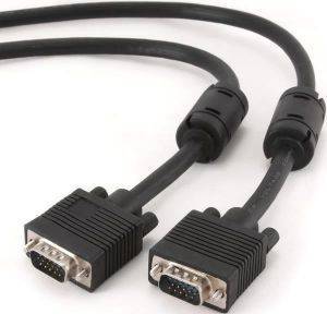 CABLEXPERT CC-PPVGA-10-B PREMIUM VGA HD15M/HD15M DUAL SHIELDED W/2XFERRITE 3M BLACK