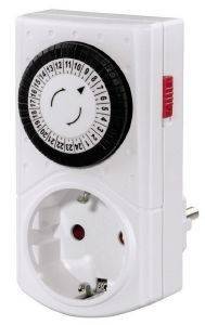 HAMA 121950 MINI MECHANICAL DAILY TIMER WHITE