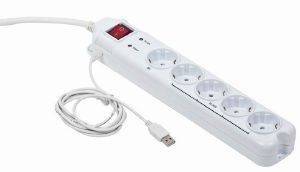 ENERGENIE PCW-MS2G POWER CUBE SURGE PROTECTOR WITH MASTER SLAVE FUNCTION WHITE BOX  