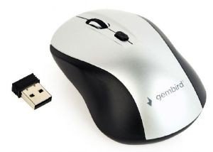 GEMBIRD MUSW-4B-02-BS WIRELESS OPTICAL MOUSE BLACK/SILVER