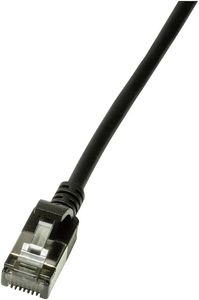 LOGILINK CQ9033S PATCH CABLE CAT.6A STP TPE SLIMLINE 1M BLACK
