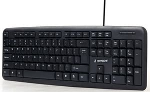  GEMBIRD KB-U-103 STANDARD KEYBOARD US, US LAYOUT BLACK