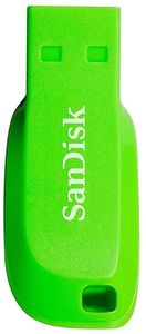 SANDISK CRUZER BLADE 16GB USB 2.0 FLASH DRIVE GREEN SDCZ50C-016G-B35GE