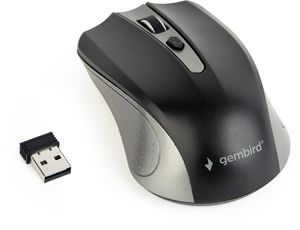 GEMBIRD MUSW-4B-04-GB WIRELESS OPTICAL MOUSE SPACE GREY/BLACK