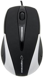 ESPERANZA EM102S SIRIUS 3D WIRED OPTICAL MOUSE USB BLACK/SILVER