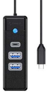 ORICO PWC2U-C3-015-BK-EP HUB ADAPTER USB-C TO 2X USB 3.0 + USB-C 5 GBPS 0.15M BLACK