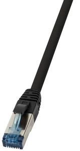 LOGILINK CQ6035S CAT.6A S/FTP PUR PATCH CABLE 1M BLACK