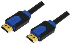 LOGILINK CHB1103 HDMI HIGH SPEED WITH ETHERNET V1.4 CABLE GOLD PLATED 3M BLACK