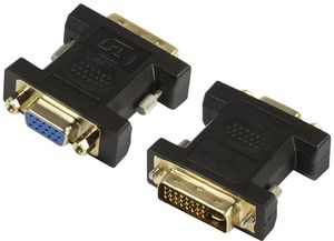 LOGILINK AD0001 DVI ADAPTER DVI-I MALE - HD DSUB FEMALE GOLD PLATED