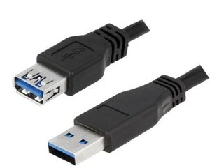 LOGILINK CU0043 USB 3.0 EXTENSION CABLE AM TO AF 3M BLACK