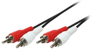 LOGILINK CA1039 AUDIO CABLE 2X2 CINCH MALE 2.5M