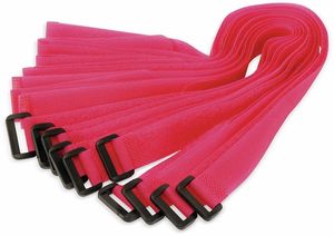 LOGILINK KAB0016 WIRE STRAP 500X20MM 10PCS PINK