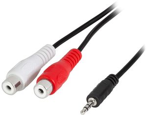 LOGILINK CA1047 AUDIO CABLE 1X 3.5MM MALE TO 2X CINCH FEMALE 0.2M