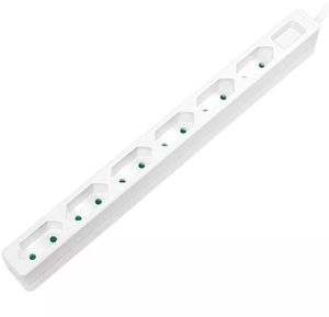 LOGILINK LPS231 SOCKET 6-WAY SLIM WHITE 1.5M