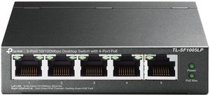 TP-LINK TL-SF1005LP 5-PORT 10/100 MBPS DESKTOP SWITCH WITH 4-PORT POE