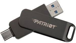 PATRIOT RAGE R550 256GB USB 3.2 FLASH DRIVE DUAL INTERFACE TYPE-A & TYPE-C PE256GR550DSAD