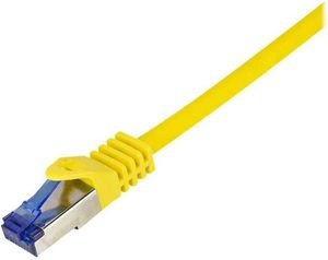 LOGILINK PATCH CABLE CAT.6A S/FTP ULTRAFLEX 3P/GHMT CERTIFIED, YELLOW  1.5M
