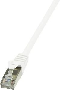 LOGILINK PATCH CABLE CAT.6 F/UTP, WHITE,  2M, ECONLINE