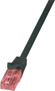 LOGILINK PATCH CABLE CAT.6 U/UTP BC BLACK, 2M PRIMELINE