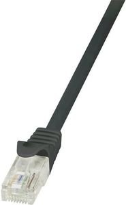 LOGILINK PATCH CABLE CAT.6 U/UTP BLACK 10M ECONLINE