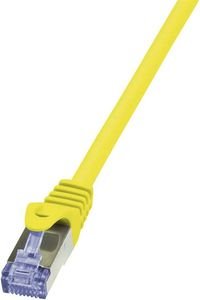 LOGILINK PATCH CABLE CAT.6A S/FTP YELLOW  5M, PRIMELINE
