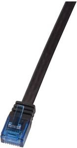 LOGILINK PATCH CABLE CAT.6A U/UTP, BLACK,  1,50M