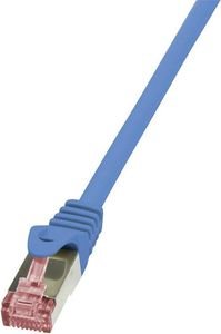 LOGILINK PATCH CABLE CAT.6 S/FTP BLUE  1M, PRIMELINE