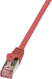 LOGILINK PATCH CABLE CAT.6 U/UTP RED  0,50M ECONLINE