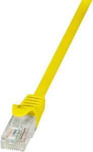 LOGILINK PATCH CABLE CAT.6 U/UTP YELLOW  0,25M ECONLINE