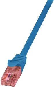 LOGILINK PATCH CABLE CAT.6 U/UTP BC BLUE, 1M PRIMELINE