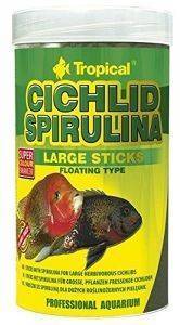   TROPICAL CICHLID SPIRULINA  LARGE STICKS 75GR