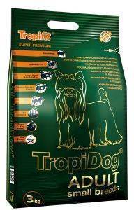 ����� ������ TROPIDOG SUPER PREMIUM ADULT SMALL BREEDS ����,������� & ���� 3KG