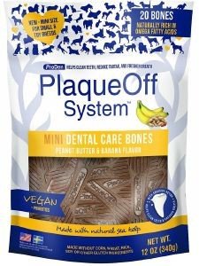 PRODEN PLAQUEOFF MINI DENTAL BONES   &  340GR