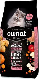   OWNAT ULTRA KITTEN STERILIZED LOW GRAIN   &  (3KG)
