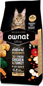   OWNAT ULTRA YOUNG STERILIZED LOW GRAIN   &  (8KG)