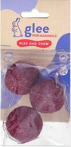   GLEE BAKED TIMOTHY HAY BALL WITH ROSE (3/ 4CM)