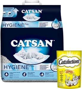  CATSAN HYGIENE 9LT + CATISFACTIONS CHEESE 60G