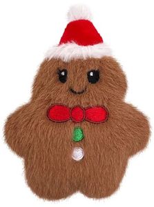   KONG HOLIDAY SNUZZLES MINI GINGERBREAD BROWN SMALL