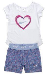  / NIKE SS TOP & SPACE-DYE SHORT SET / (12 , 74-80 CM)