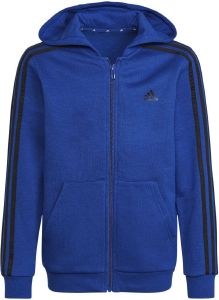  ADIDAS PERFORMANCE ESSENTIALS 3-STRIPES ZIP HOODIE   (128 CM)