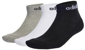  ADIDAS PERFORMANCE LINEAR ANKLE CUSHIONED SOCKS 3P //