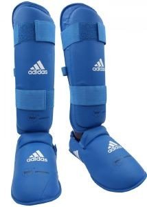   ADIDAS SHIN GUARD WITH REMOVABLE INSTEP WKF APPROVED 661.35  (L)