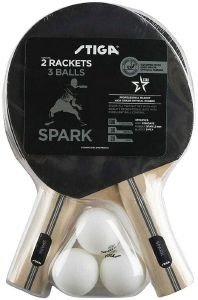 SET STIGA SPARK 2 BATS + 3 BALLS