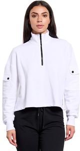  BODYTALK TURTLE NECK HALF ZIP SWEATER  (S)