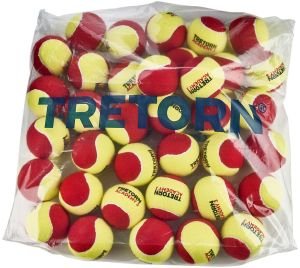  TRETORN ACADEMY STAGE 3 RED FELT 36 BAG TENNIS BALLS