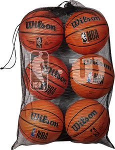   WILSON NBA 6 BALL MESH BAG 