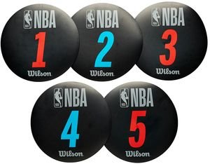   WILSON NBA DRV TRAINING MARKERS  (5 )