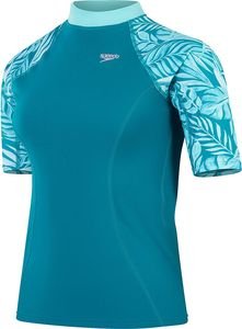   SPEEDO PRINTED SS RASH TOP  (S)