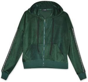  BODYTALK VELOUR FZ HOODIE  (S)