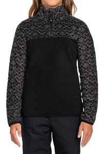  ROXY WHITECAMP HALF ZIP SWEATSHIRT /